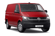 Van Hire Birkenhead - Red VW Transporter Automatic - Van hire Birkenhead